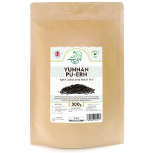 Yunnan Pu-Erh Premium Loose Leaf Black Puer Tea - Fermented and Aged Chinese Pu?er Tea (300g)