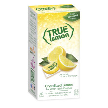 True Lemon Crystallized 100 Pack Box 2.82 Oz