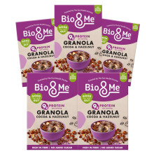 Bio&Me Cocoa Hazelnut Granola 5-Pack (5 x 360g) ? Vegan, High Fibre, No Added Sugar, Gut-Loving Breakfast Cereal