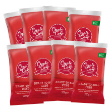 Create A Cake Ready To Roll Icing | Red Fondant Icing | Palm Free Sugar Paste For Cake Decorating, Cupcakes, Cookies, Cakes - 1600g