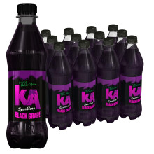 KA Caribbean Black Grape Fizzy Drinks - Traditional & Authentic Caribbean Jamaican Style Sparkling Drink - Soft Drinks Multipack - Black Grape Soda