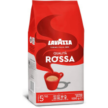 Lavazza, Qualit? Rossa, Coffee Beans, Arabica and Robusta, Intensity 5/10, Medium Roasting, 1 Kg