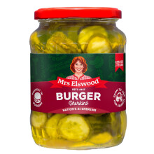 Mrs Elswood Burger Gherkins 6 x 330g