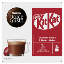 NESCAFE? DOLCE GUSTO | KitKat | Hot Chocolate | 16 capsules | 3 Packs | 48 Cups