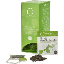 Solaris Tea - Organic Chun Mee Green Tea | 100% Organic Whole Leaf Tea | Certified Vegan | 40x Biodegradable Stitched Teabags, (1 x 60 g)