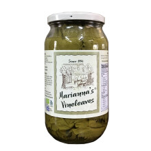Marianna's Greek Organic Vine Leaves ? 400g (Approx. 120 Leaves) ? Ideal for Dolmades & Mediterranean Recipes