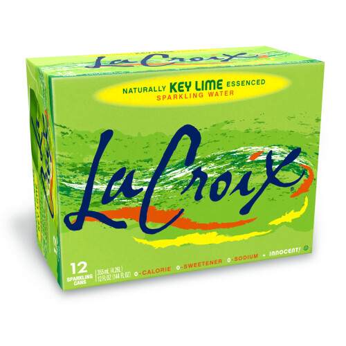 Naturally Key Lime Essenced Sparkling Water | 24 x 355ml