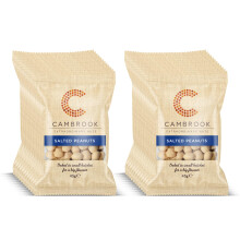 Cambrook - Baked & Salted Peanuts, 45g Bags, Pack of 24