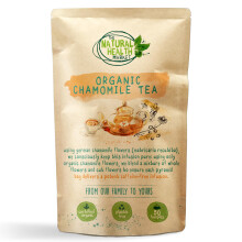 Organic Chamomile Tea Bags 50 Teabags Pack by The Natural Health Market ? 100% Pure Organic Chamomile Tea