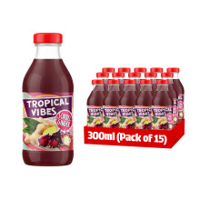 Tropical Vibes Sorrel and Ginger Drink, Exotic Flavors, Refreshing Summer Drink, Pack of 15