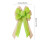 Burlap Wreath Bow Rustic Jute Tree Topper Green 3