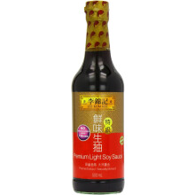 Lee Kum Kee Premium Light Soy Sauce, No Added Preservatives, 500 ml (Pack of 6)