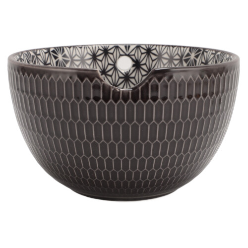 Ceramic Yarn Bowl for Crocheting, Elegant Black, Home Decor 1