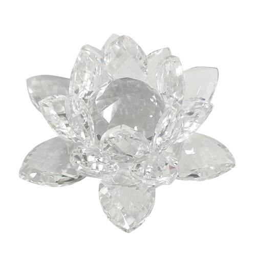 Skleněný svícen Lotus, 7 barev, 8 cm 1