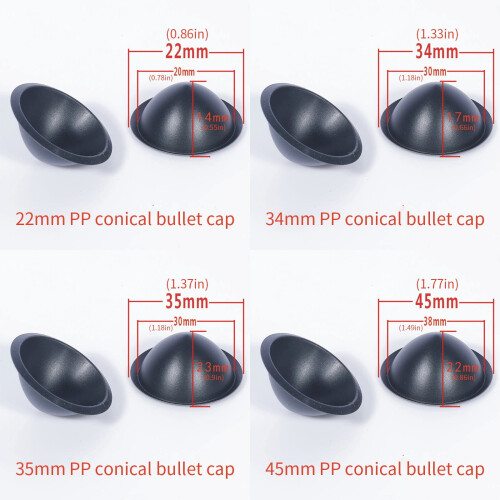 Luidsprekerstofkapjes PP22mm34mm35mm45mm2 stuks 2