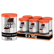 NESCAF? Azera Americano Intense Instant Coffee 90g pack of 6