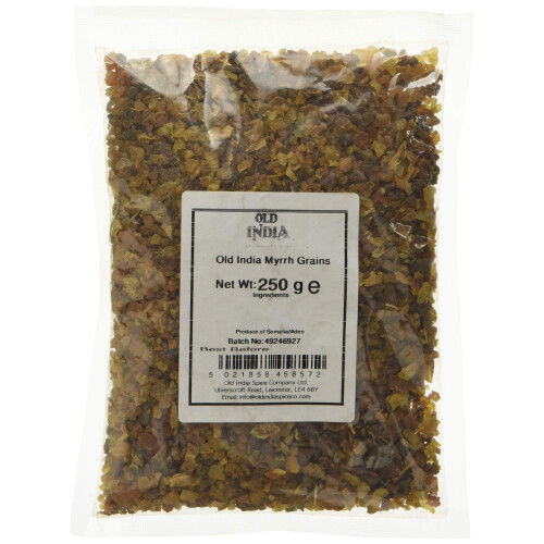 Old India Myrrh Grains 250g , Packaging may vary