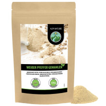 Alpi Nature White Pepper 500g 1.1 lb, Ground Peppercorns, Ground White Pepper Powder for Cooking