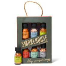 Thoughtfully Gourmet, BBQ Seasoning Collection, Variety 6 Pack, Flavours Include Southwest, Chilli Salt, Cajun, Mexican, Garlic Chilli Spice and