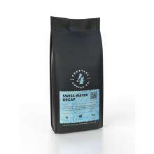 Chapter 4 Coffee Swiss Water Decaf Coffee Beans | Finely Crafted + Roasted in the UK | Gourmet Beans for Great Tasting Coffee at Home or On the Go |
