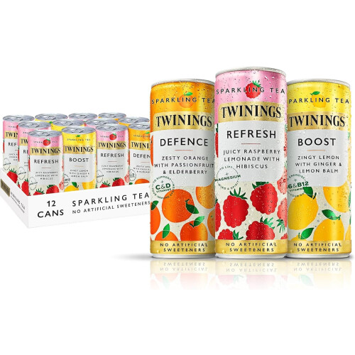 Twinings Twinings Sparkling Tea Mixed Case 12x250ml