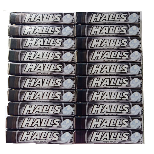 Halls Halls Extra Strong Menthol Action Sweets (33.5g x 20 Pack)