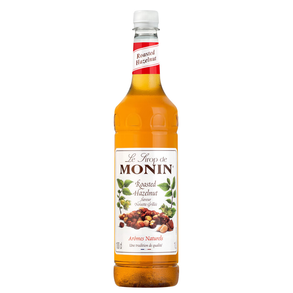 Monin Roasted Hazelnut Syrup - 1Ltr Bottle