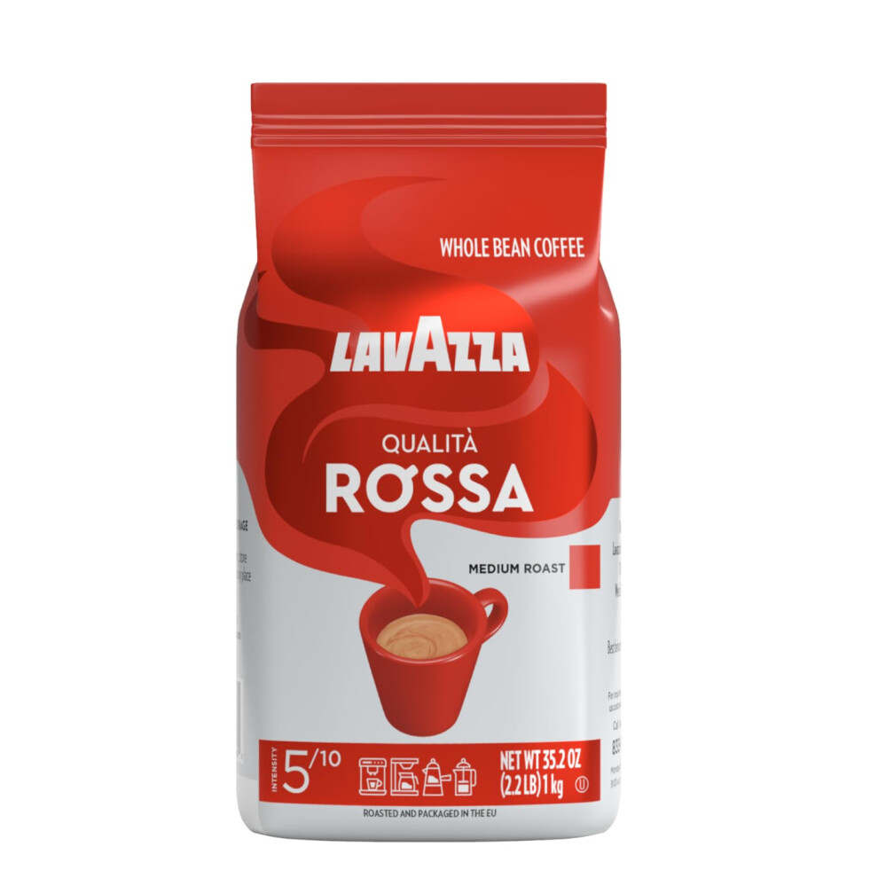 Lavazza Qualita Rossa Roast Whole Bean Coffee By For Unisex - 35.2 Oz Coffee