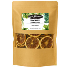 Drink Botanicals Ireland | 40+ Slices, Dried Dehydrated Dried Lemon Slice Wheels | 100% Natural | 3.527 OZ | 100 Grams | Citrus Dried Lemons for
