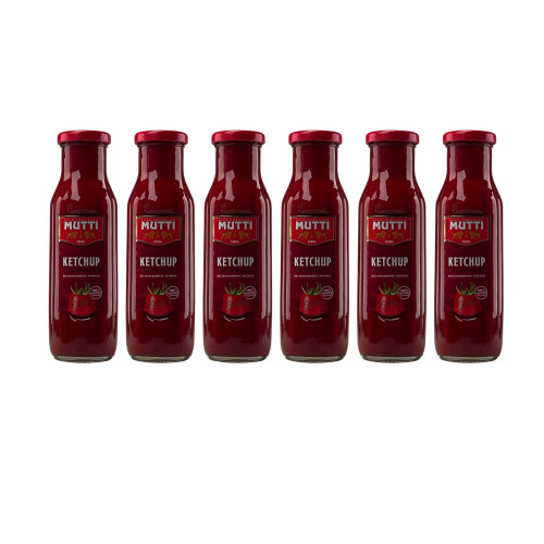 Mutti Tomato Ketchup Classico 300ml (Pack of 6)