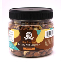Nutural World - Dry Roasted Luxury Nut Selection - Unsalted - (500g) - Great Taste Award Winner