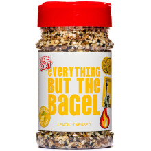 The GOAT Lemon-Infused Everything But The Bagel Seasoning Jumbo 180g Shaker - All Purpose Finishing Spice for Meat and Vegetables with Crunchy Sesame