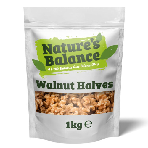 Nature's Balance Walnuts 1kg | Raw Walnut Halves