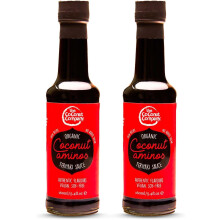 Organic Coconut Aminos - Teriyaki - 160ml - 2 Bottles, Vegan, Naturally Fermented, no-Soy, Low Salt, Non-GM, Gluten-Free