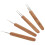 3 Pieces Ergonomic Dreadlock Crochet African Hair Tool 6