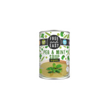 Free & Easy Organic Pea and Mint Soup 400g-6 Pack