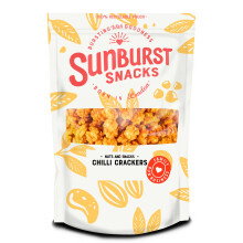 Sunburst Snacks Chilli Rice Crackers, Crispy Sweet and Mild Spicy Snack, Asian Flavours, 700g