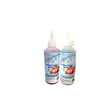 Raspberry and Bubblegum Ice Cream Topping Flavour Sauce 2Pack Bundle Syrup Topping Each 625g Squeezy Bottles, Suitable for Vegetarians/Vegans, for