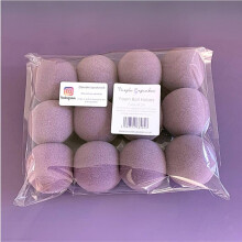Purple Cupcakes Foam Balls for That Perfect Domed Effect! (Pack of 24 Halves)