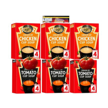 Chicken Cup a Soup (x3) and Tomato Soup (x3) Bundle and Kitchen Fella 14 Day Healthy Eating Guide Postcard