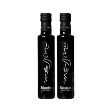 Messino Greek Balsamic Vinegar from Kalamata ? 2 x 250ml Glass Bottles (Total 500ml) ? Deeply Aromatic, Sweet & Sour ? No Added Sugar ? Vegan ? ISO