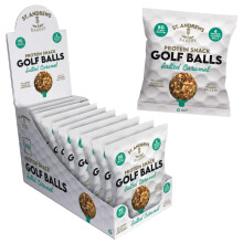 St. Andrews Bakery Golf Balls ? Salted Caramel ? 10 Pack ? Protein Snacks ? Gluten Free ? High Fibre ? Golf Snacks ? 10 x 45g