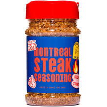 Montreal Steak Seasoning Rub 250g by The GOAT ? Superior Hand Blended Premium Mix for Big Flavour on Meat & Burgers, Authentic BBQ Rubs & Marinades,