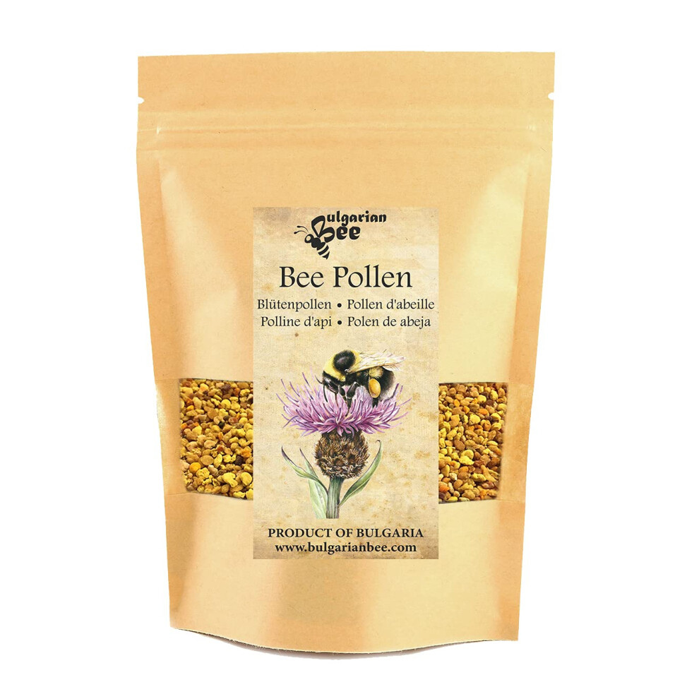 Bulgarian Bee 500 G Raw Bee Pollen Wildflowers And Forest Herbs, Unheated, Pure
