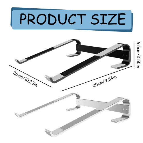 Adjustable Laptop Stand for Notebook PC with Non-Slip Base 1
