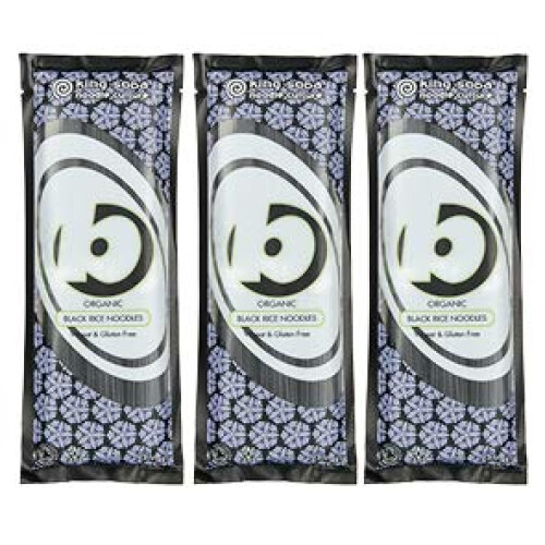 King Soba Black Rice Noodles 3 Pack