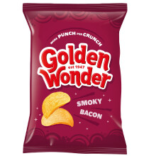 Tayto, Golden Wonder Smoky Bacon Crisps, 32 x 32.5g
