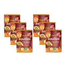 Marigold Organic Vegetable Bouillon Powder, 500g (Pack of 6) ? Instant Vegan Stock Powder, Natural Ingredients, Low Calories ? Ideal for Soups, Stews