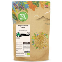 Wholefood Earth Organic Millet Grain ? 1 kg | GMO Free | Vegan | High Fibre | Certified Organic