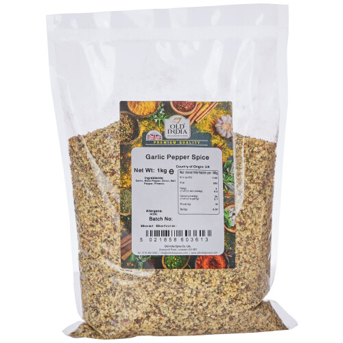 Old India Garlic Pepper Spice 1kg